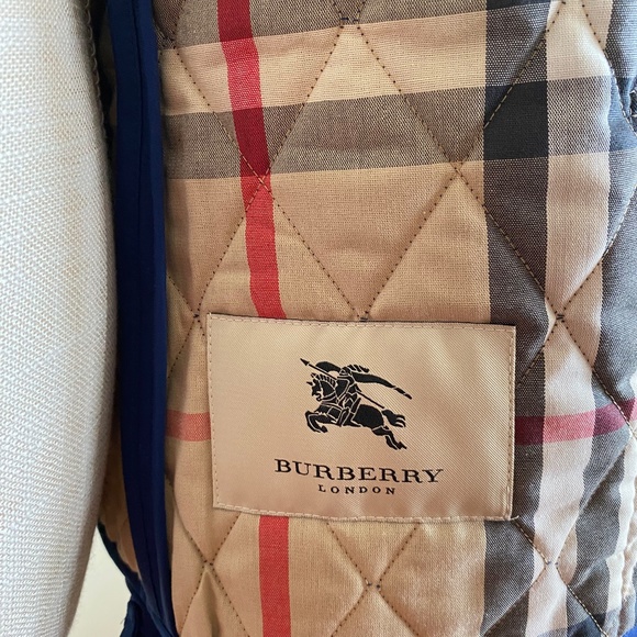 Burberry Diamond Quilted Thermoregulated Jacket, Blue Royal S - Picture 6 of 12